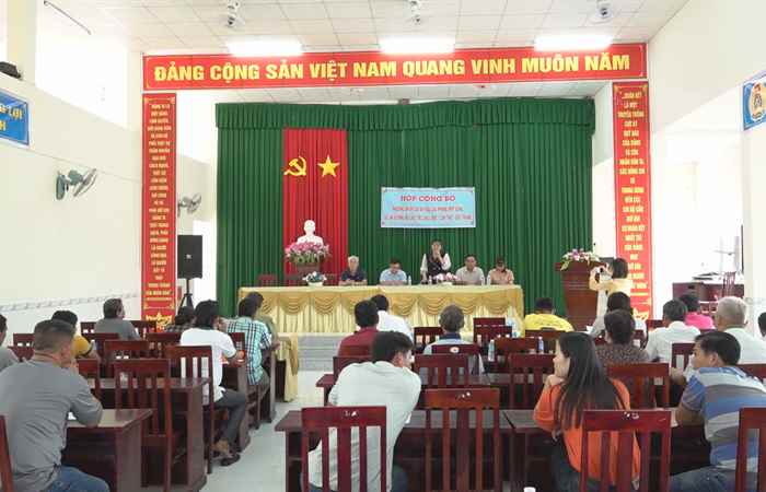Trần Đề công bố Phương án áp giá đền bù giải phóng mặt bằng Dự án Cao tốc đi qua xã Trung Bình